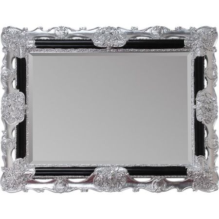 Зеркало Migliore CDB 93x73 ML.COM-70.508 Черное с серебром, артикул ML.COM-70.508.NR.AG