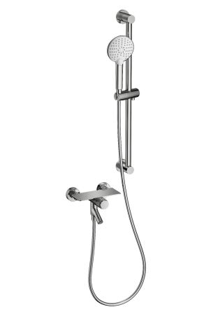 Смеситель для ванны с душевым гарнитуром WONZON & WOGHAND CLICK, Хром (WW-FE05L222-CR)