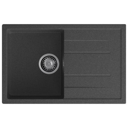 Кухонная мойка GranFest QUADRO 780L, графит, артикул Q-780L графит