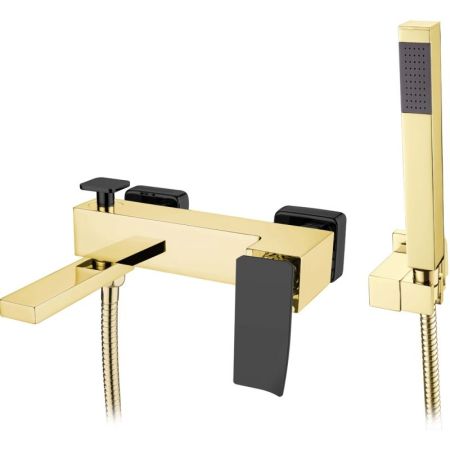 Смеситель для ванны Q GoldUV.2_Комплект, артикул 143-GB.2