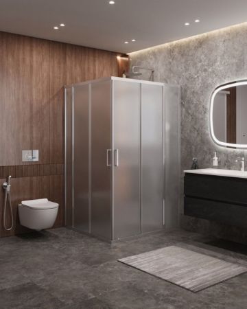 MOLVENO-AH-22-130/120-C-BORO-IV Душевой уголок, артикул MOLVENO-AH-22-130/120-C-BORO-IV