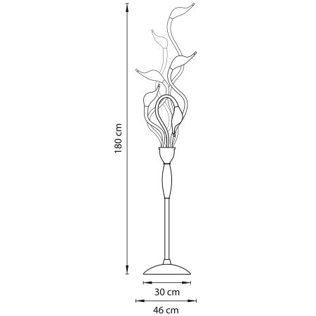 Торшер Cigno Collo Lightstar 751767