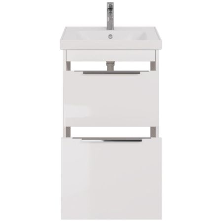 Тумба с раковиной подвесная/напольная Dreja Prime 60 см, белый, артикул 99-9300-com