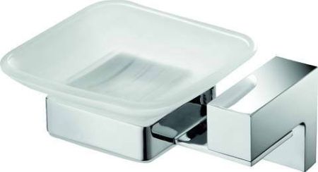 Sanibano Elegance, настенная стеклянная мыльница, цвет хром, артикул H8700/15CR