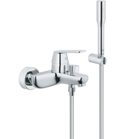Смеситель для ванны GROHE Eurosmart Cosmopolitan с душевым гарнитуром, хром (32832000) Смеситель для ванны GROHE Eurosmart Cosmopolitan с душевым гарнитуром, хром (32832000)