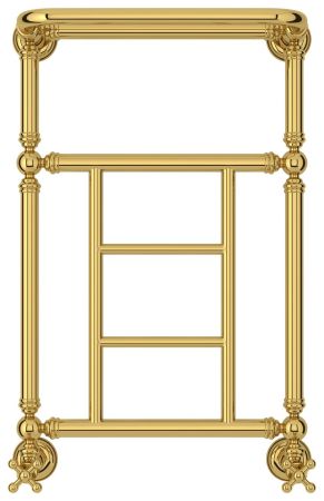 Полотенцесушитель водяной "Ренессанс 1452" 660х400 (ЗОЛОТО), артикул 03-0282-6640