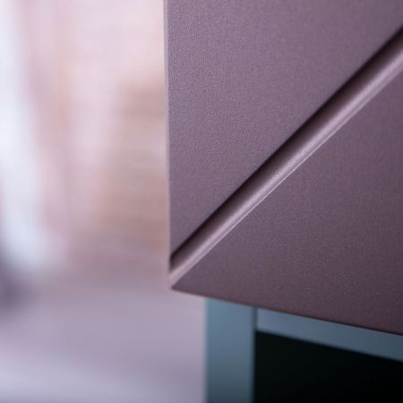 Тумба под раковину Бриклаер Кристалл 50 подвесная Ясень Анкор темный, артикул 4627125414503