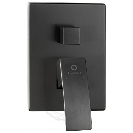 Душевая система встраиваемая FILARETE Waterfall FL1012BG, графит