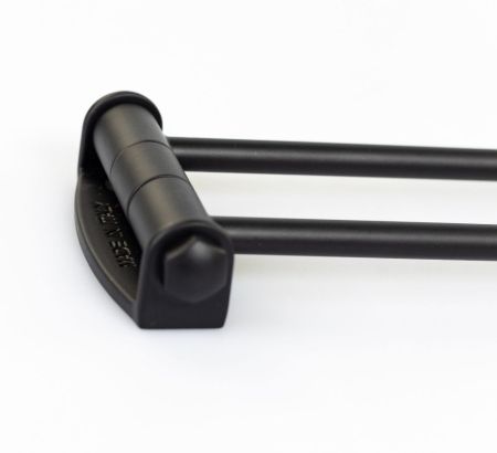 Stil Haus Hashi, полотенцедержатель двойной поворотный, цвет чёрный матовый, артикул HS16(23)