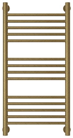 Полотенцесушитель водяной "Богема+" прямая 800х400 (Состаренная БРОНЗА)