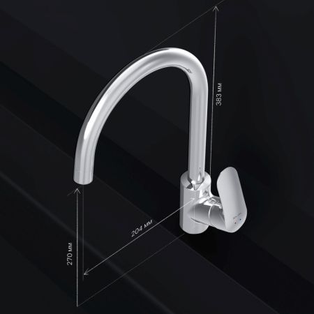 F8007700 Like, смеситель для кухни с каналом для питьевой воды, хром, шт., артикул F8007700