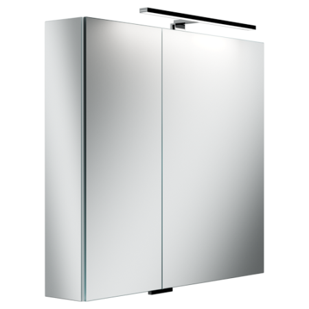 Зеркальный шкаф для ванной комнаты  SANCOS Hilton 800x148х740 мм, с LED подсветкой,арт. Z800