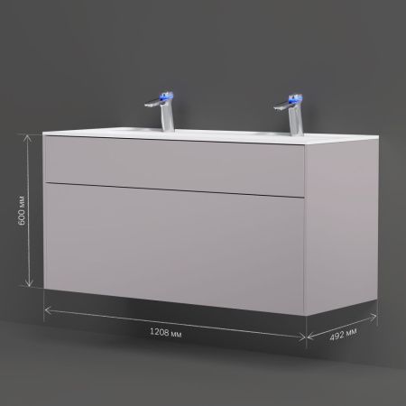 M50AFHX1203EGM Inspire V2.0, База под раковину, подвесная, 120 см, 3 ящика, push-to-open, элегантный M50AFHX1203EGM Inspire V2.0, База под раковину, подвесная, 120 см, 3 ящика, push-to-open, элегантный