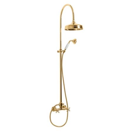 Душевая стойка со смесителем, верхним и ручным душем CEZARES GOLF-CD, артикул GOLF-CD-03/24-M