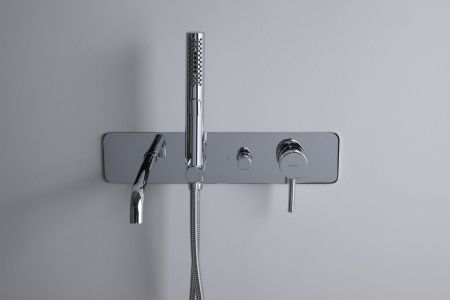 Смеситель для ванны Allen Brau Priority 5.31A05-00 (с внутренней частью) хром, артикул 5.31A05-00