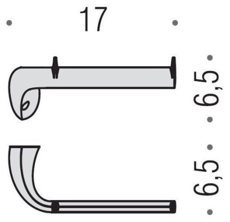 Colombo Link Держатель для туалетной бумаги, цвет: хром, артикул B2408.CR