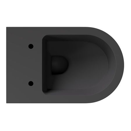 Унитаз, Alice, Hide, безободковый (с открытым смывным краем), тип установки-подвесной, ширина, мм-370, глубина, мм-570, высота, мм-345, форма чаши-овальная, выпуск-горизонтальный, материал-керамика, сиденье и крышка с микролифтом-в комплекте, вид грязеотт, артикул 31170108SET