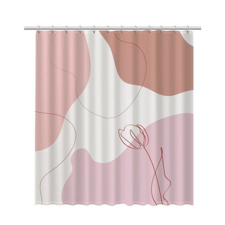 Штора для ванной комнаты FIXSEN DESIGN FX-2514, бежевый, артикул FX-2514