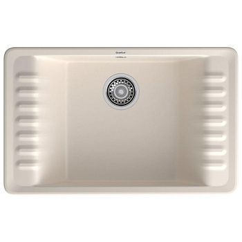 Кухонная мойка GranFest QUARZ 71, белый