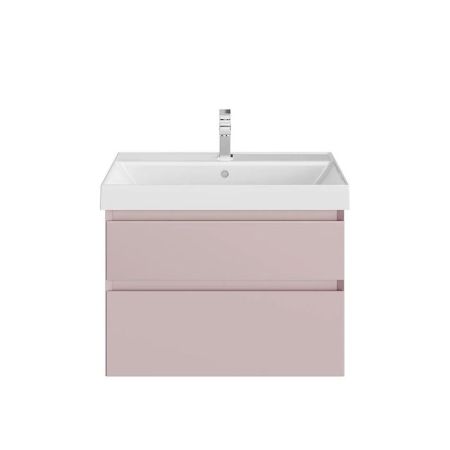 Тумба CUBO подвесная с ящиками 70, мальва матовая, артикул CUB.70.2\MAL