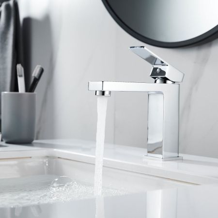 Смеситель для раковины Shevanik S9601, хром