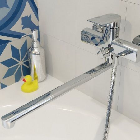 Смеситель для ванны Iddis Bridge BRDSB02i10WA универсальный Хром, артикул BRDSB02i10WA