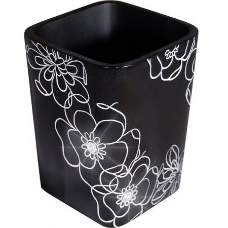Стакан для зубных щеток Ridder Diamond 22160110 Черный