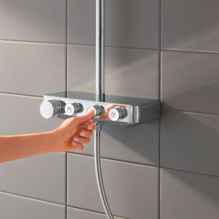 Душевая система GROHE Euphoria SmartControl 310 DUO с термостатом, хром (26507000), артикул 26507000