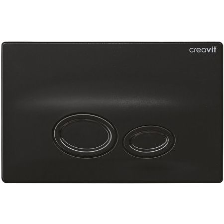 Клавиша смыва Creavit Drop GP2002.02 Черная глянцевая, артикул GP2002.02