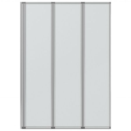 Шторка на ванну Bravat Alfa 100 BG100.5320A профиль Хром стекло прозрачное