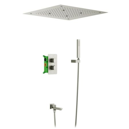Душевая система встроенная с термостатом Timo Petruma никель (SX-5019/13SM), артикул SX-5019/13SM