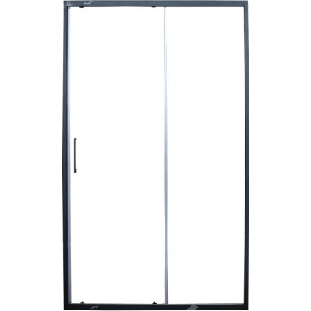 Душевая дверь Cerutti SPA Gloria D120B профиль Черный стекло прозрачное, артикул GLORIA D120B