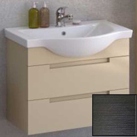 Тумба с раковиной SanVit Палома 65 kpal065 с фактурой под дерево подвесная Венге