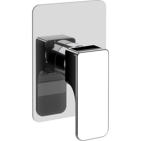 CISAL Cubic Внешняя часть встраиваемого однорычажного смесителя для душа, цвет хром, артикул CU00300021