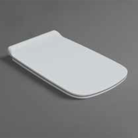 Simas Baden Baden Сиденье для унитаза цвет белый, петли хром, микролифт, артикул BB004bi/cr