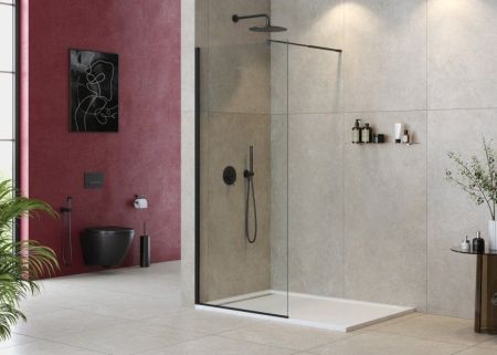 Душевая перегородка CEZARES LIBERTA-L-1, артикул LIBERTA-L-1-80-BR-Cr