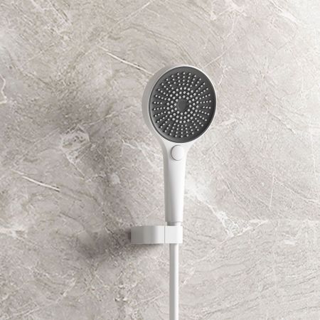 Душевой комплект Futura VSFW-2F12TMW термостатический встраиваемый, 3 режима, белый матовый, артикул VSFW-2F12TMW