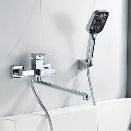 Смеситель для ванны Raffine F2296, хром