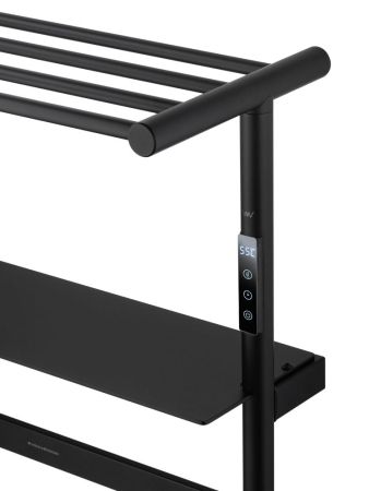 Полотенцесушитель электрический WONZON & WOGHAND DÜSSELDORF, Черный матовый (WW-A208-MB)