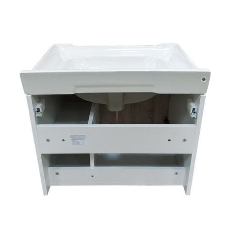 Тумба с раковиной Comforty Рига 60 4142213 подвесная Дуб сонома