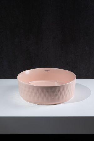 Раковина накладная Allen Brau Fantasy Romb 36 4.11033.SM розовый, артикул 4.11033.SM