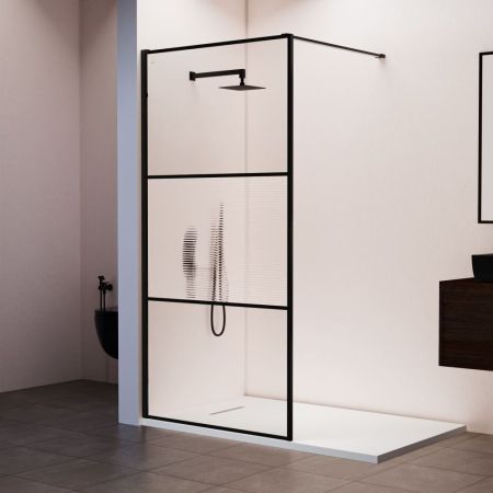 Душевая перегородка RGW WA-09B (Ribbed (Ребристое), 900), артикул 06100909-224