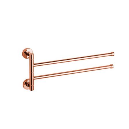 Bertocci Cinquecento Полотенцедержатель двойной, поворотный 37 см, цвет: розовое золото, артикул 110 0536 5500
