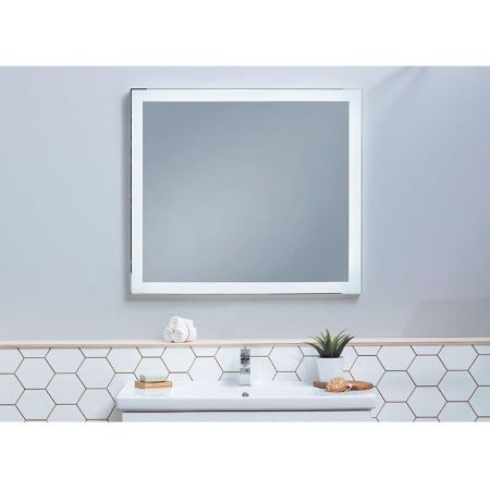 Kvadro зеркало с LED подсветкой 1000х850 инфракрасный выключатель, артикул 77.9013W