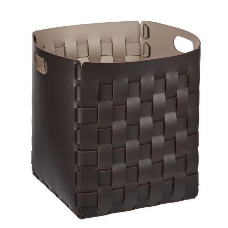 ADJ Корзинка Bottega, 35x35xH40 см., цвет: шоколад/капучино, артикул 1047.06/04