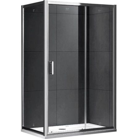 Душевой уголок Gemy S30191D-A70 110х70 профиль Хром стекло прозрачное, артикул S30191D-A70