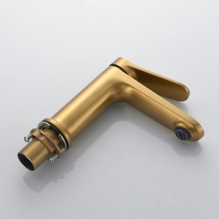 Смеситель для раковины Shevanik S4301G, золотой сатин, артикул S4301G