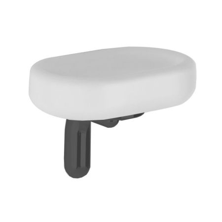 Gessi Goccia Мыльница подвесная, цвет: черный/белый, артикул 38001#099