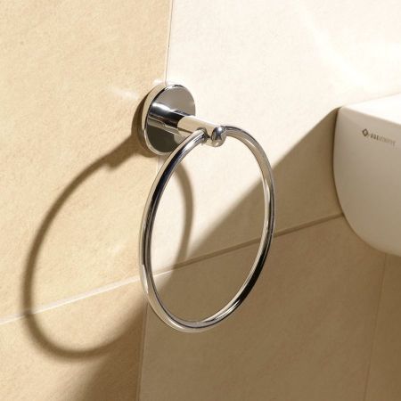 Полотенцедержатель SAMBA в виде кольца, 183x58x160 мм, хром, Sapho, артикул SB106