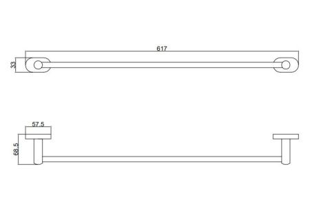 Полотенцедержатель BELZ B90101, черный, артикул B90101
